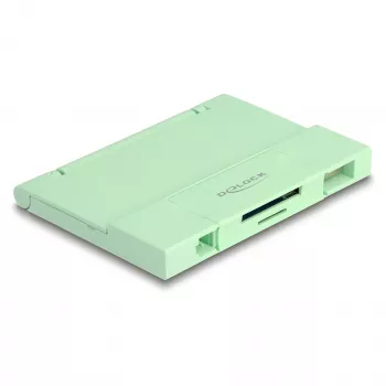 Lector de tarjetas DeLOCK 91015 USB 3.2 Gen 1 Type-A/Type-C menta