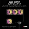 Ventilador Corsair iCUE LINK RX140 MAX RGB 14 cm negro 300–1600 rpm