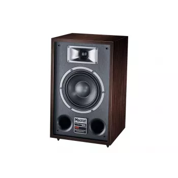 Altavoz de suelo Magnat TRANSPULS 800A 2 vías con cable e inalámbrico 2×60 W, Bluetooth 5.0, HDMI, negro/marrón