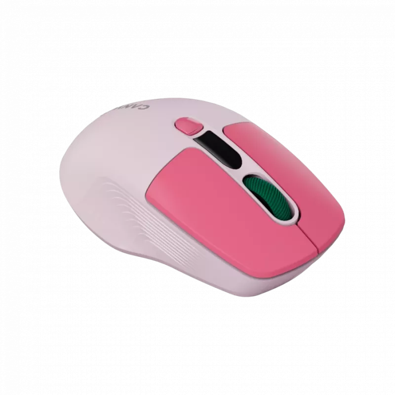 Ratón Canyon MW-26 - óptico inalámbrico 2 en 1 Bluetooth / 2,4 GHz - silencioso - rosa