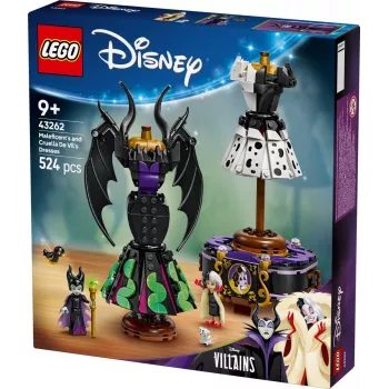 LEGO DISNEY 43262 Vestidos de Maléfica y Cruella de Vil