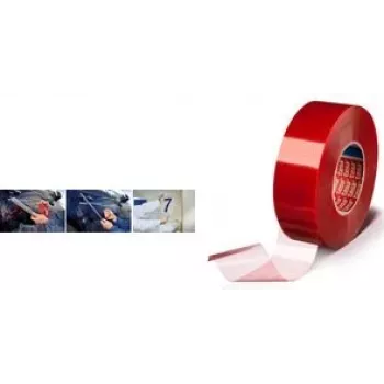 Cinta adhesiva de doble cara Tesa 4965 15 mm x 50 m, poliéster, cinta adhesiva de alta resistencia