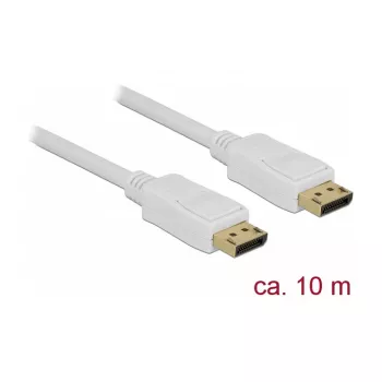 Cable DisplayPort DeLOCK 84863 10 m Blanco