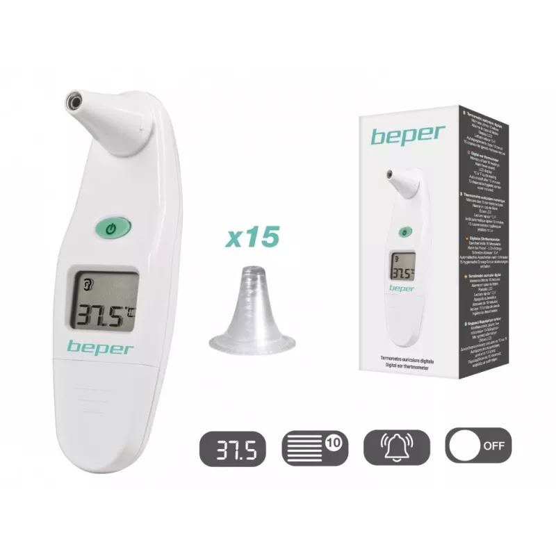 Termómetro digital Beper 40.102 — medición de temperatura corporal 32–43 °C