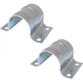 Abrazadera para mástil ShiverPeaks 89856-SET acero galvanizado para tubo 48–50 mm