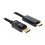 Cable Delock DisplayPort 1.1 conector macho > conector macho High Speed HDMI-A pasivo 3 m negro (82435)