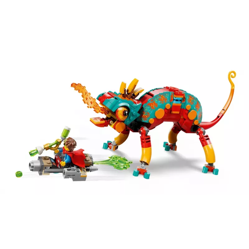 Juguete de construcción LEGO 71492 Dreamzz Set de juego Camaleón de fuego de Mateo, modelo de bloques para construir con imaginación