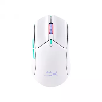 HyperX Pulsefire Haste 2 Core Wls - ratón gaming (Wht/Grn/Pur)