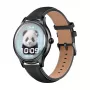 Smartwatch Colmi L28 con correa de silicona negra y correa de piel negra
