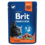 Brit Premium Cat Salmon Sterilised con salmón comida húmeda para gatos, 100 g