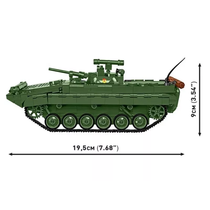 Set de construcción Cobi Blocks BMP-1 758 piezas – modelo a escala de bloques