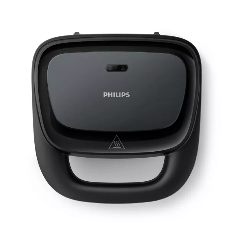 Gofrera Philips HD2332/90 — 2 gofres cuadrados, 750 W, negra