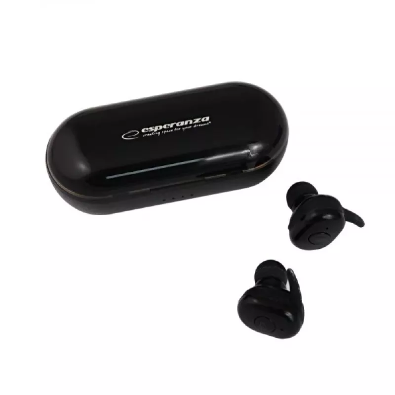 Auriculares Esperanza TWS CARDERA inalámbricos in-ear llamadas/música Bluetooth negro