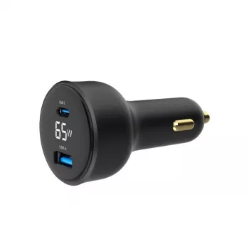 CARGADOR MÓVIL COCHE USB 2PORT/TA-UC-AC2PD30LCD-CAR01 GEMBIRD