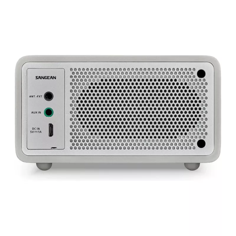 Radio de sobremesa Sangean DDR-7 Glacier Silver con sintonizador digital y Bluetooth