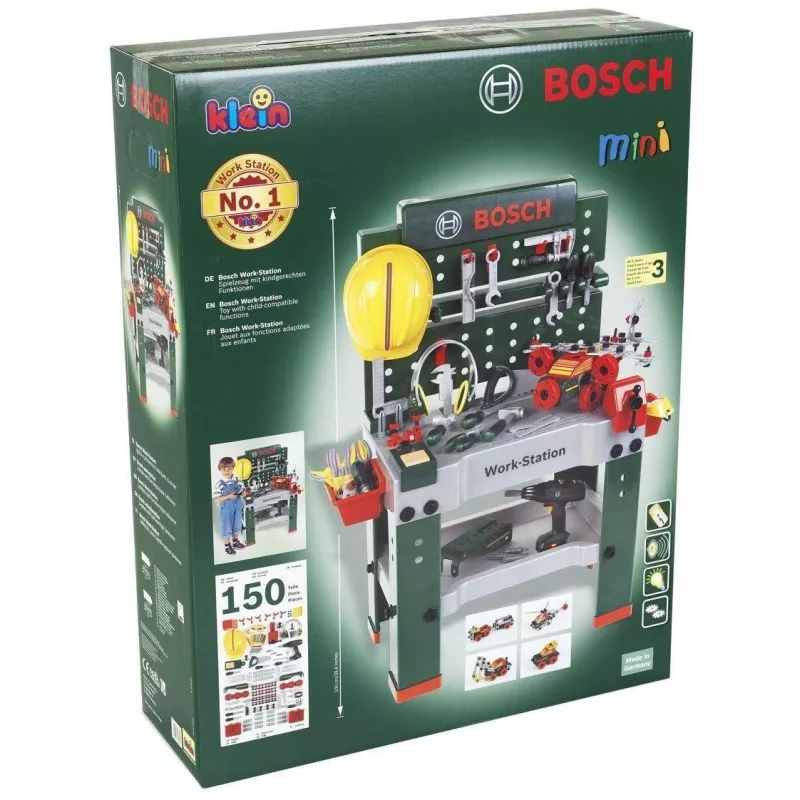 Banco de trabajo Bosch Workbench N.º 1 150 piezas