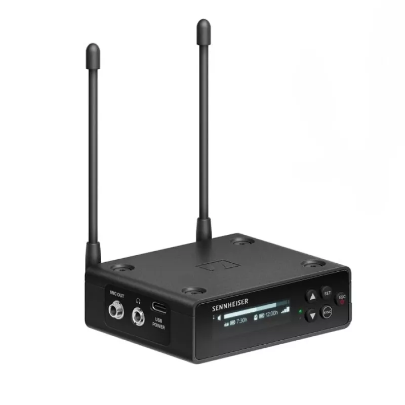 Sennheiser EW-DP ME 2 SET (R4-9) - set para cámara con transmisor de petaca y micrófono ME 2 (omnidireccional), 552-608 MHz