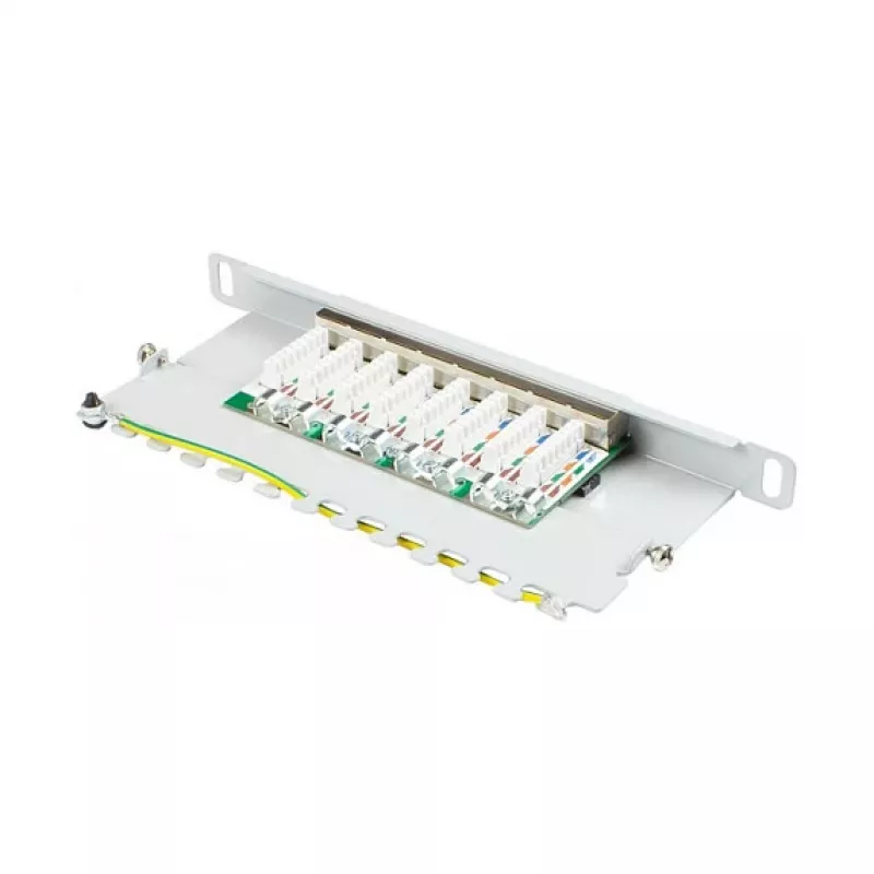 Good Connections Patchpanel 10Cat. 6 8-P. 0,5 HE gris claro