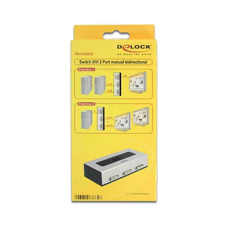 Conmutador de vídeo DVI DeLOCK 87664