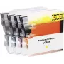 Renkforce Pack combinado de tinta compatible que reemplaza a Brother LC-985 (LC985VALBPDR) Negro, Cian, Magenta, Amarillo RF-I-B-LC985BKCMY5PK RF-5718884 (RF-5718884)