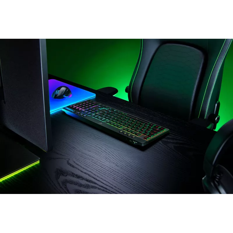 Teclado gaming Razer BlackWidow V4 Low-profile Wireless — teclas mecánicas de perfil bajo, Bluetooth y 2,4 GHz