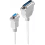 Cable serie ShiverPeaks BS78065-3 gris 3 m DB-9 DB-25