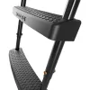 Escalera para trampolín HUDORA universal 70–100 cm, negra, peldaños de seguridad ajustables
