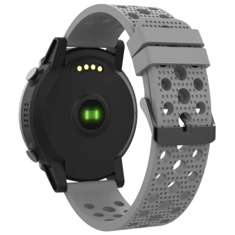 Denver SW-660 Smartwatch GPS, 1,3" AMOLED, correa gris