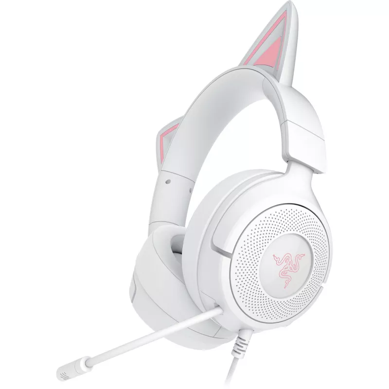 Auriculares Razer Kraken Kitty V3 X — auriculares gaming con iluminación RGB, diseño ligero, micrófono integrado