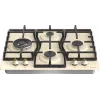 Gorenje GW6D42CLI Placa de cocina beige de encastre 60 cm gas 4 zona(s)