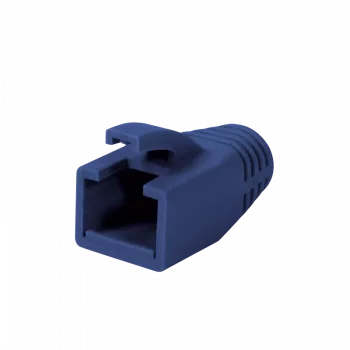 Logilink | Funda de alivio de tracción para conector RJ45, 8,0 mm (50 uds.) | MP0035B | Azul