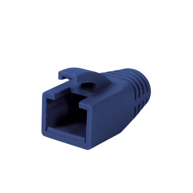 Logilink | Funda de alivio de tracción para conector RJ45, 8,0 mm (50 uds.) | MP0035B | Azul