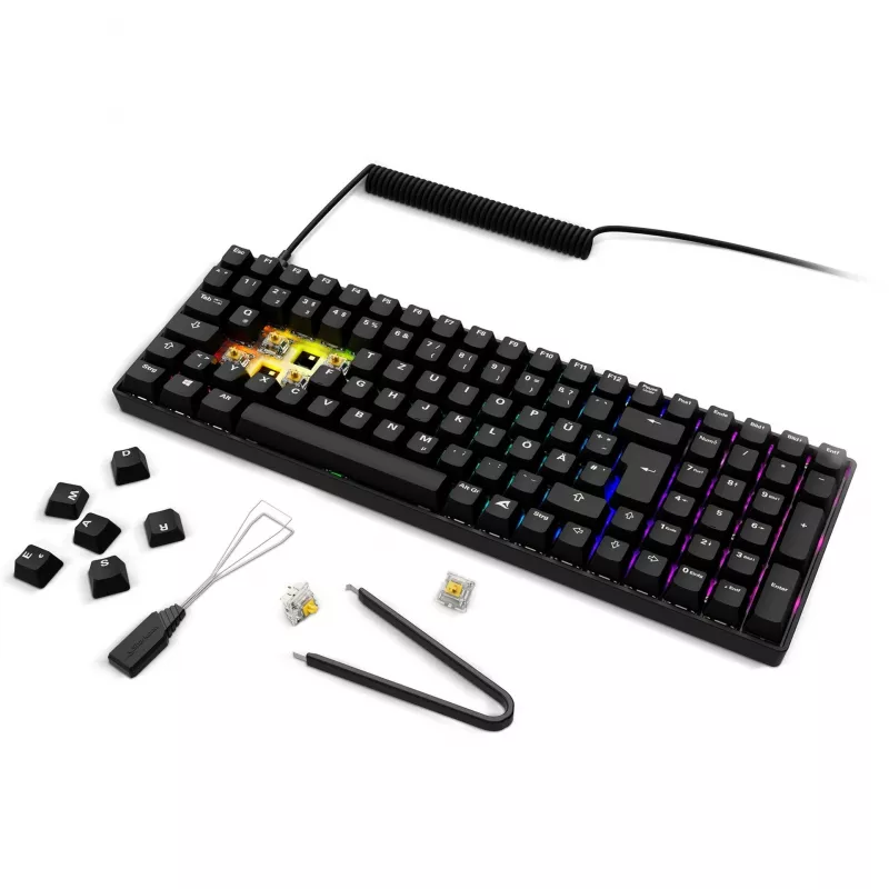 Sharkoon SGK50 S2 teclado gaming RF Wireless QWERTZ alemán
