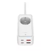 Adaptador de alimentación FIXED FIXCS65-1.5-WH con 2× USB-C PD 65 W y 2× conectores USB-A