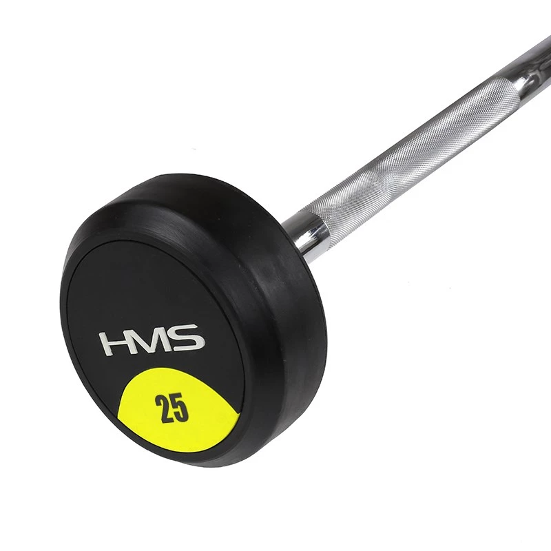 Mancuerna fija / barra rota engomada HMS GSL25 25 kg