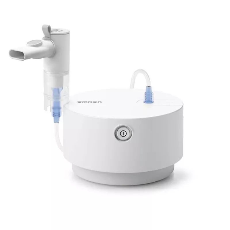 Omron C28P NE-C105-E nebulizador, 2,65 µm MMAD, 0,5 ml/min, blanco