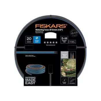 Manguera de jardín Fiskars 1027107 20 m superficial azul gris