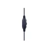 Gembird GHS-05-O auriculares gaming con cable, supraaurales, 3,5 mm, control de volumen, 20-20000 Hz, 32 Ohm, cable de 2 m, negro/naranja
