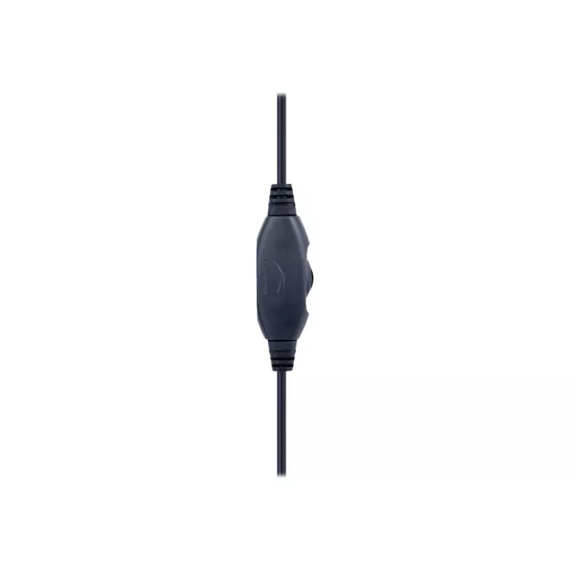 Gembird GHS-05-O auriculares gaming con cable, supraaurales, 3,5 mm, control de volumen, 20-20000 Hz, 32 Ohm, cable de 2 m, negro/naranja