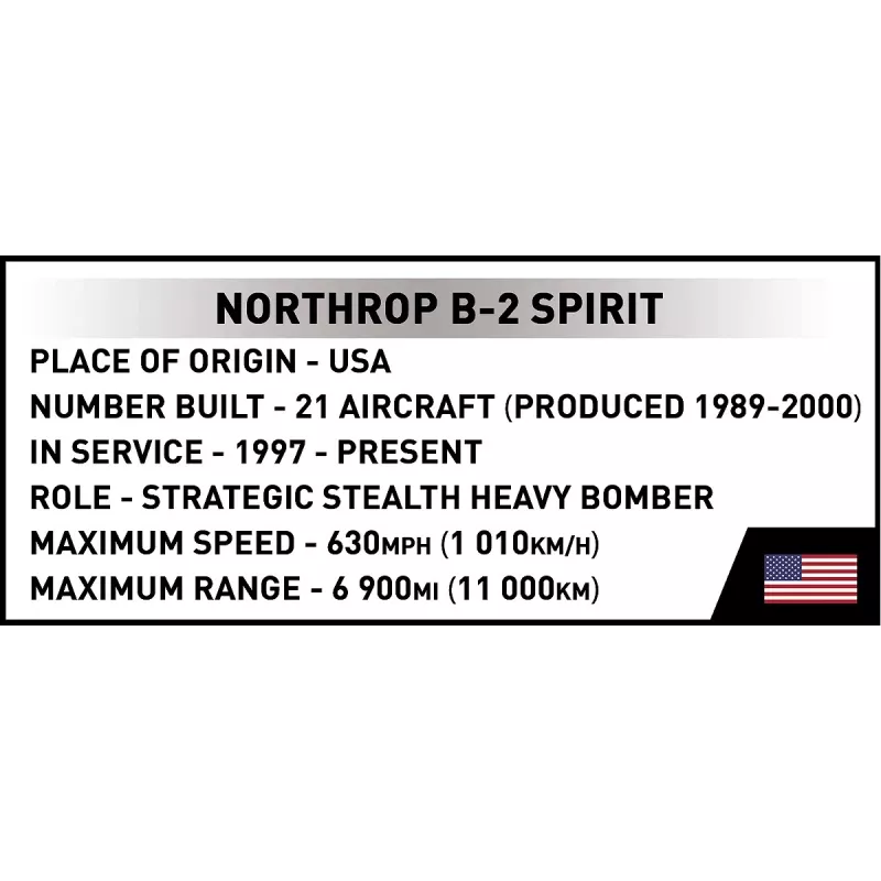 Maqueta Cobi Northrop Grumman B-2 SPIRIT