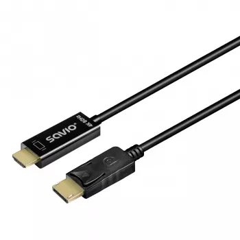 Adaptador de cable de vídeo Savio CL-189 1,5 m conector macho a conector macho