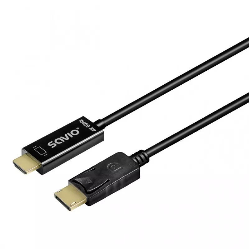 Adaptador de cable de vídeo Savio CL-189 1,5 m conector macho a conector macho