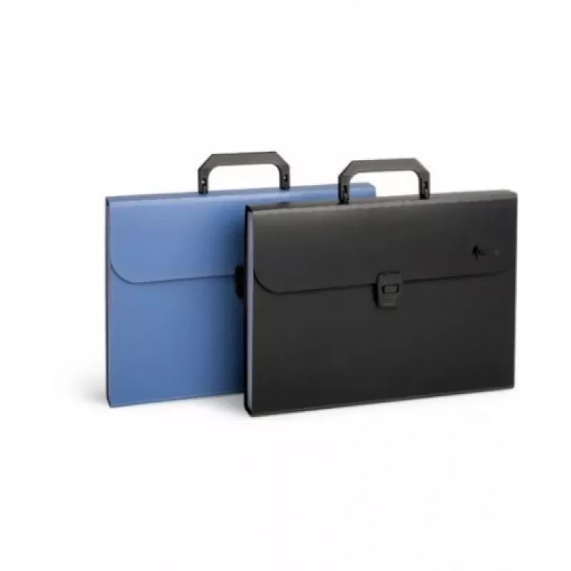Carpeta archivadora Forpus, A4, negro, 12 + 1 compartimentos 0822-005