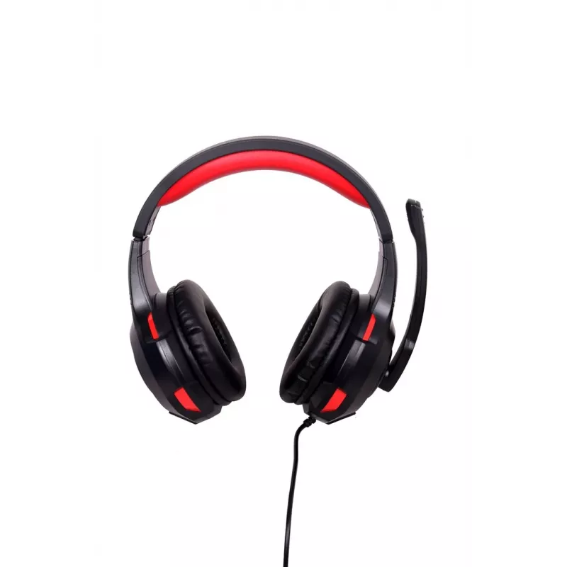 Auriculares gaming con cable GEMBIRD GHS-U-5.1-01 — Over-Ear, compatibilidad 5.1, 20–20.000 Hz, cable de 2 m, Rojo/Negro