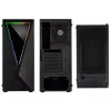 Kolink VOID RGB caja de PC torre, negra, con ventana, ventilador LED, filtro antipolvo