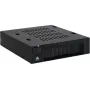 ICY DOCK - MB521SP-B - Dock para HDD/SSD SAS/SATA de 2.5 de una bahía en marco de montaje frontal de 3,5 con intercambio en caliente, interruptor de encendido/apagado y botón de expulsión