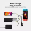 Batería externa Green Cell PBGC03 20000 mAh, LiPo, salida de 18 W, USB-C + 2× USB-A, Quick Charge 3.0, PD, negra