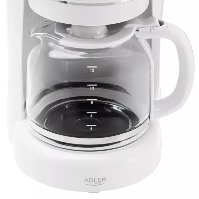 Cafetera de filtro Adler AD 4383w para café molido 1,5 L blanca