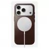 Funda para móvil Nomad Traditional Leather Case para iPhone 17 Pro, cuero-microfibra, compatible con 6,3 pulgadas (16 cm), marrón