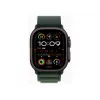 APPLE Watch Ultra 2 GPS + Cellular 49mm carcasa de titanio negro con correa Alpine Loop verde oscuro - Large